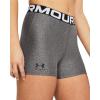 image:imageUnder Armour Womens HeatGear Armour Shorty ShortsCharcoal Light HeatherBlack