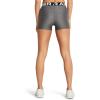 image:imageUnder Armour Womens HeatGear Armour Shorty ShortsCharcoal Light HeatherBlack