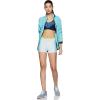 image:imageUnder Armour Womens HeatGear Armour Shorty ShortsCode BlueMetallic Silver