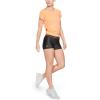 image:imageUnder Armour Womens HeatGear Armour Shorty ShortsJet Gray 010Metallic Silver