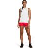 image:imageUnder Armour Womens HeatGear Armour Shorty ShortsRedWhite