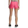 image:imageUnder Armour Womens HeatGear Armour Shorty ShortsSuper PinkWhite