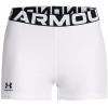 image:imageUnder Armour Womens HeatGear Armour Shorty ShortsWhiteBlack