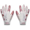 image:imageUnder Armour Blur Football Gloves100 White  White  Metallic Rose Gold