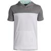 image:imageUnder Armour Boys Utility Short Sleeve Hoodie100 White  Castlerock  Aqua Float