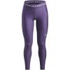image:imageUnder Armour Girls HeatGear Leggings520 Purple Luxe   White