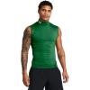 image:imageUnder Armour Mens HeatGear Armour Compression Mock Sleeveless305 Team Kelly Green   White