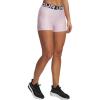 image:imageUnder Armour Womens HeatGear Armour Shorty ShortsPrime PinkWhite