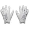 image:imageUnder Armour Youth Blur Football Gloves100 White  White  Metallic Silver