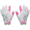 image:imageUnder Armour Youth Blur Football Gloves101 White  Pink Rave  Fresco Blue