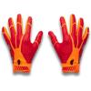 (825) Blaze Orange / Red / Metallic Silver