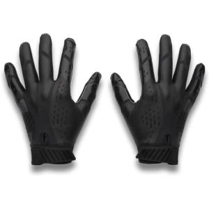 image:imageUnder Armour Blur Football Gloves001 Black  Black  Metallic Gun Metal