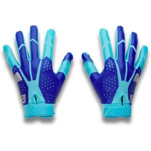 image:imageUnder Armour Blur Football Gloves471 Blue Blur  Royal  Metallic Silver