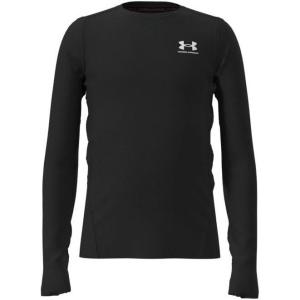 image:imageUnder Armour Boys HeatGear Armour LongSleeve TShirtBlackwhite