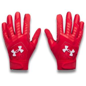 image:imageUnder Armour Boys Youth Clean Up Baseball Gloves600 Red  Red  White