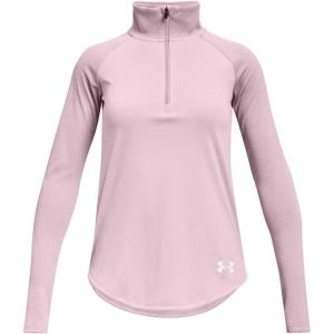 image:imageUnder Armour Girls Tech Graphic Half Zip HoodieCool Pink 684Black