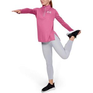 image:imageUnder Armour Girls Tech Graphic Half Zip HoodiePink