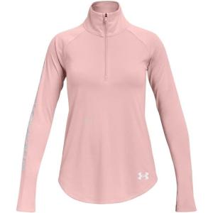 image:imageUnder Armour Girls Tech Graphic Half Zip HoodieRetro Pink 676White