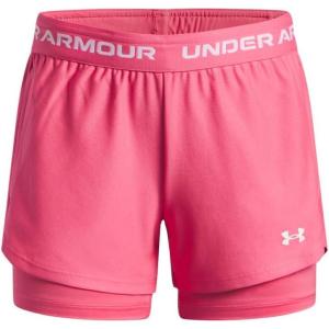 image:imageUnder Armour Girls Tech Play Up 2 in 1 Shorts672 Super Pink  Super Pink  White