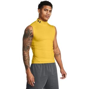 image:imageUnder Armour Mens HeatGear Armour Compression Mock Sleeveless790 Taxi   White