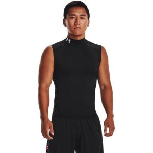 image:imageUnder Armour Mens HeatGear Armour Compression Mock SleevelessBlackWhite