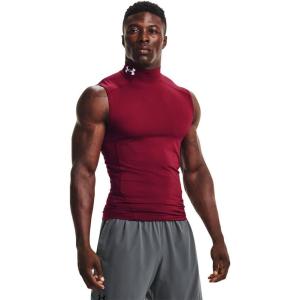 image:imageUnder Armour Mens HeatGear Armour Compression Mock SleevelessCardinal 625White