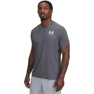 image:imageUnder Armour Mens HeatGear Fitted Short Sleeve T Shirt025 Castlerock   White