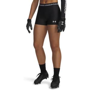 image:imageUnder Armour Womens HeatGear Armour Shorty Shorts008 Ultimate Black   White