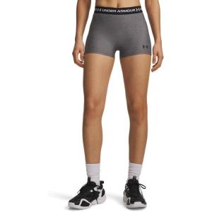 image:imageUnder Armour Womens HeatGear Armour Shorty Shorts019 Charcoal Light Heather   Black