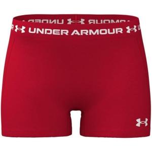 image:imageUnder Armour Womens HeatGear Armour Shorty Shorts601 Red   White
