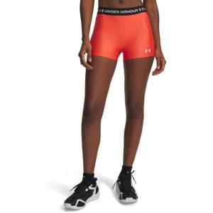 image:imageUnder Armour Womens HeatGear Armour Shorty Shorts690 Venom Red   White