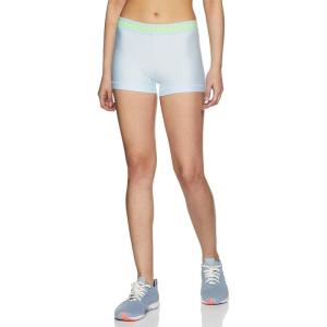 image:imageUnder Armour Womens HeatGear Armour Shorty ShortsCode BlueMetallic Silver