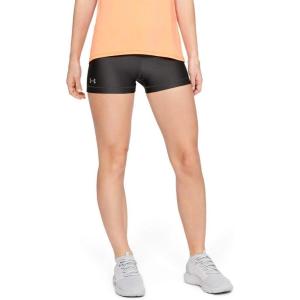 image:imageUnder Armour Womens HeatGear Armour Shorty ShortsJet Gray Peach Plasma