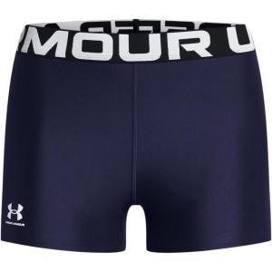 image:imageUnder Armour Womens HeatGear Armour Shorty ShortsMidnight Navy  White  410