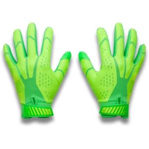 image:imageUnder Armour Youth Blur Football Gloves300 Green Energy  Hyper Green  High Vis Yellow