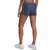 image:imageUA Tech Play Up Womens 3 Loose Fit Shorts044 Downpour Gray   Harbor Blue