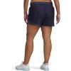 image:imageUA Tech Play Up Womens 3 Loose Fit Shorts410 Midnight Navy   Downpour Gray