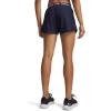 image:imageUA Tech Play Up Womens 3 Loose Fit Shorts411 Midnight Navy  Midnight Navy  White