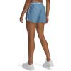 image:imageUA Tech Play Up Womens 3 Loose Fit Shorts418 Blue Smoke   White