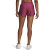 image:imageUA Tech Play Up Womens 3 Loose Fit Shorts659 Fuchsia Dusk   Dark Maroon