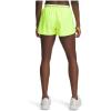 image:imageUA Tech Play Up Womens 3 Loose Fit Shorts731 High Vis Yellow   White