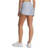 image:imageUA Tech Play Up Womens 3 Loose Fit ShortsBlue CalmWhite