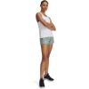 image:imageUA Tech Play Up Womens 3 Loose Fit ShortsSilica GreenWhite