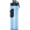 image:imageUnder Armour 28oz Playmaker Squeeze Insulated 2  Sports Water Jug Leak Resistant for Baseball Football amp More Black Steel CamoCarolina Blue