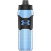 image:imageUnder Armour 28oz Playmaker Squeeze Insulated 2  Sports Water Jug Leak Resistant for Baseball Football amp More Black Steel CamoCarolina Blue