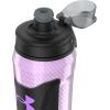 image:imageUnder Armour 28oz Playmaker Squeeze Insulated 2  Sports Water Jug Leak Resistant for Baseball Football amp More Black Steel CamoLight Purple