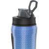 image:imageUnder Armour 28oz Playmaker Squeeze Insulated 2  Sports Water Jug Leak Resistant for Baseball Football amp More Black Steel CamoRoyal Dash