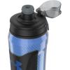 image:imageUnder Armour 28oz Playmaker Squeeze Insulated 2  Sports Water Jug Leak Resistant for Baseball Football amp More Black Steel CamoRoyal Dash