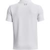 image:imageUnder Armour Boys Matchplay Golf Polo Big Kid100 White  Mod Gray  Mod Gray