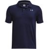 image:imageUnder Armour Boys Matchplay Golf Polo Big Kid410 Midnight Navy   Pitch Gray